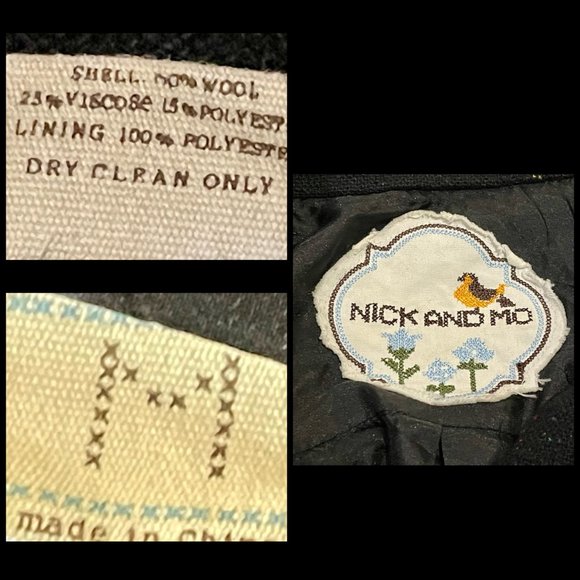 ▪️ANTHRO▪️NICK & MO▪️Retro Multi-Color Speckle Wool Blend Cardigan Top - Picture 6 of 7